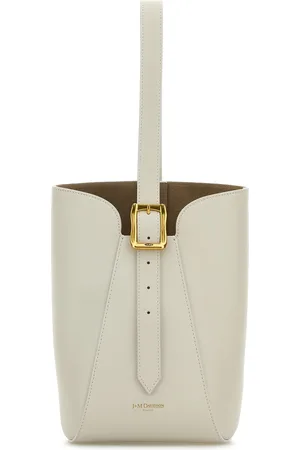 J&M Davidson Borsa a secchiello Quiver nano in pelle avorio DONNA