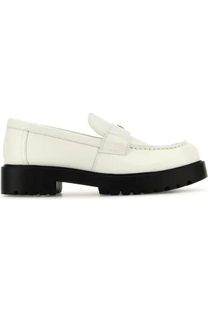 Tory Burch Mocassini in pelle bianca DONNA