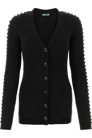Durazzi Milano Cardigan in lana nera DONNA