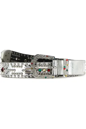 HTC Cintura in pelle argento UOMO