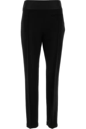 Fendi Pantalone in cady stretch nero DONNA