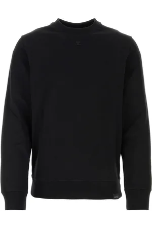 Courrèges Felpa in cotone nero UOMO