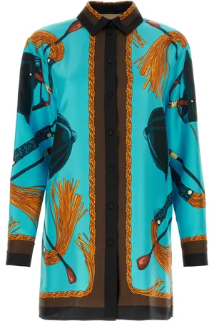 Gucci Camicia in twill stampato DONNA