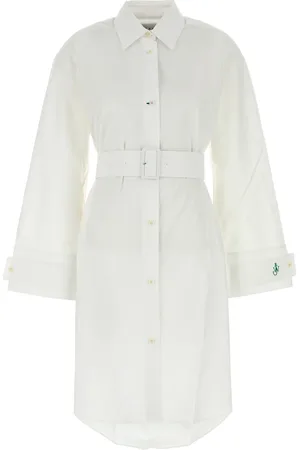 J.W.Anderson Abito chemisier in popeline bianco DONNA