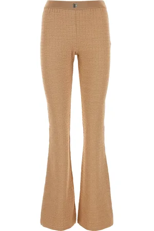 Givenchy Pantalone svasato in jacquard rosa carne DONNA