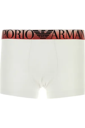 Emporio Armani Boxer in cotone stretch bianco UOMO