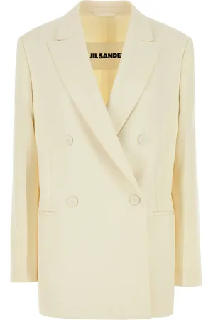 Jil Sander Giacca in lana crema DONNA