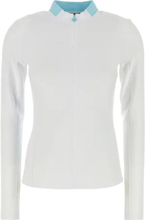 J Lindeberg Felpa Faye in poliestere stretch bianco DONNA
