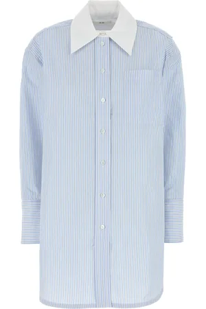 CO Camicia oversize in popeline ricamato DONNA