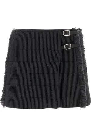 Durazzi Milano Minigonna in poliestere stretch nero DONNA