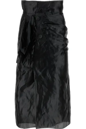 Maison Margiela Gonna in jersey nero DONNA