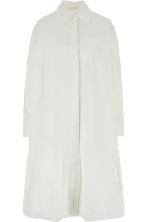Jil Sander Abito chemisier in popeline bianco DONNA