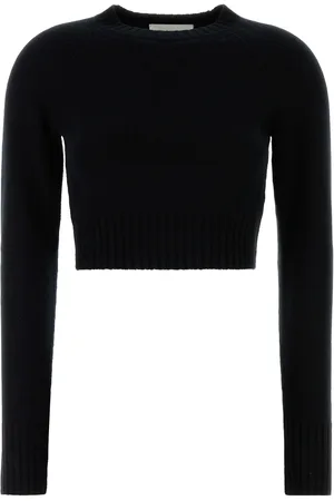 Sportmax Maglione Fragola in misto lana nera DONNA