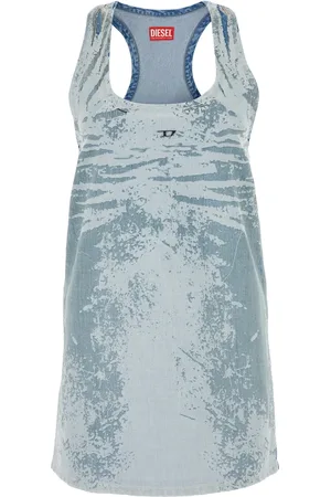 Diesel Mini abito in denim stampato DONNA