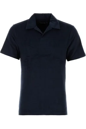 Frescobol Carioca Polo Faustino in spugna blu navy UOMO