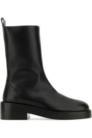 Courrèges Stivaletti in pelle nera DONNA