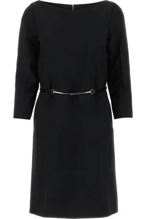 Gucci Mini abito in crepe nero DONNA