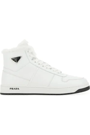 Prada Sneakers in pelle bianca UOMO