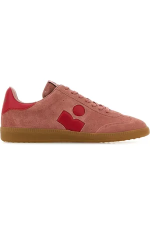 Isabel Marant Sneakers Bryce in pelle scamosciata rosa scuro DONNA