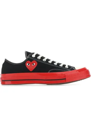 Comme des Garçons Sneakers Comme Des Garçons X Converse in tela nera UNISEX