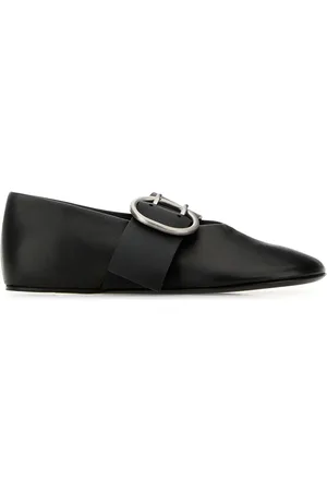 Jil Sander Ballerine in pelle nera DONNA