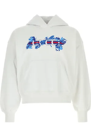 Gucci Felpa in cotone bianco UOMO