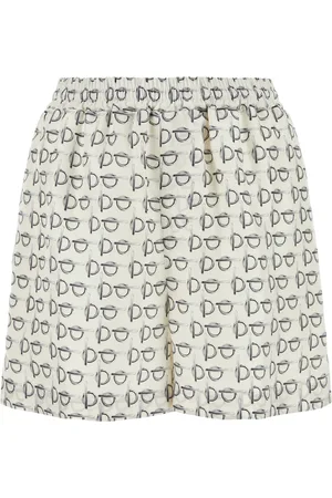 Burberry Shorts in seta stampata DONNA