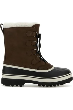 sorel Stivali Caribou in pelle marrone UOMO