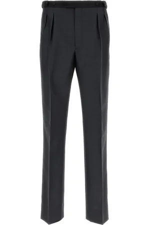 Prada Pantalone in misto mohair antracite UOMO