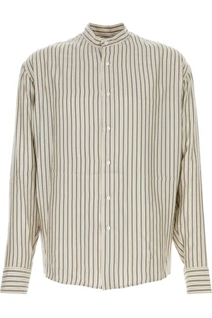 LE KASHA Camicia Aldar in seta ricamata UOMO