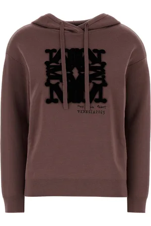 Max Mara Felpa Sfinge in lana prugna DONNA