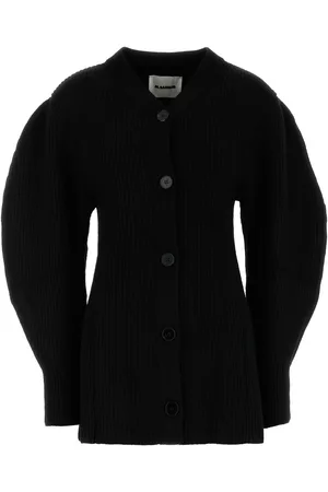 Jil Sander Cardigan in lana nera DONNA