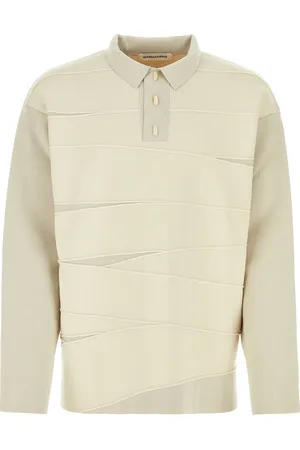 Namacheko Polo Syl Bandage in misto viscosa sabbia UOMO