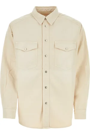 Isabel Marant Camicia Tailly in denim sabbia UOMO