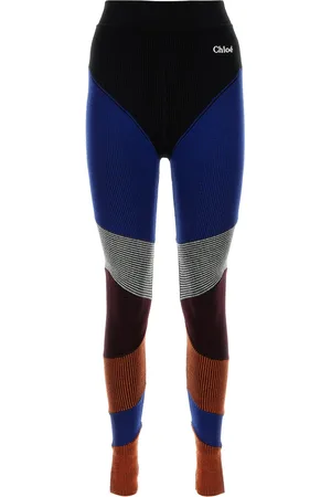 Chloé Leggings in misto lana stretch multicolor DONNA