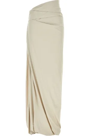 Entire Studios Gonna Structured in nylon stretch sabbia DONNA