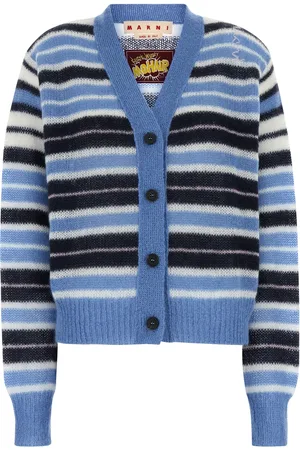 Marni Cardigan in misto mohair multicolor DONNA