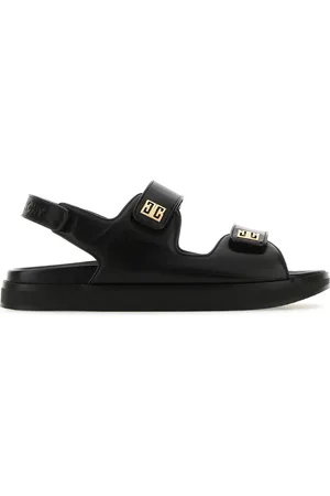 Givenchy Sandali 4G in pelle nera DONNA