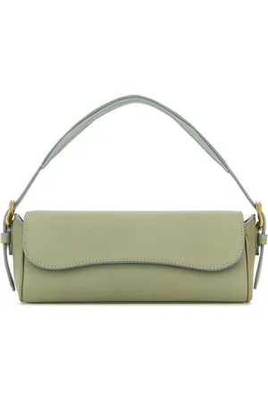 J&M Davidson Borsa a mano Bonny Baguette in pelle verde salvia DONNA
