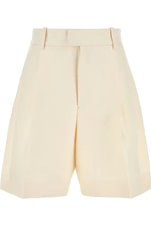 Jil Sander Bermuda in cotone avorio DONNA