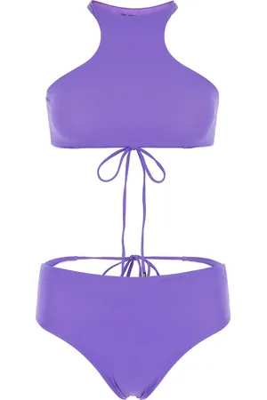 The Attico Bikini in nylon stretch lilla DONNA