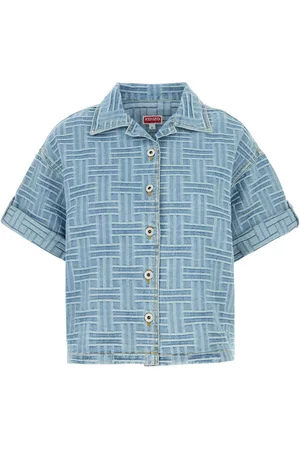 Kenzo Camicia in denim ricamato DONNA
