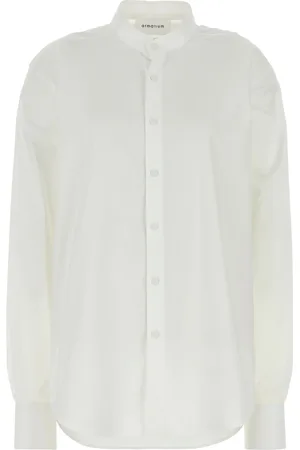 Armarium Camicia Lavinia oversize in popeline stretch bianco DONNA