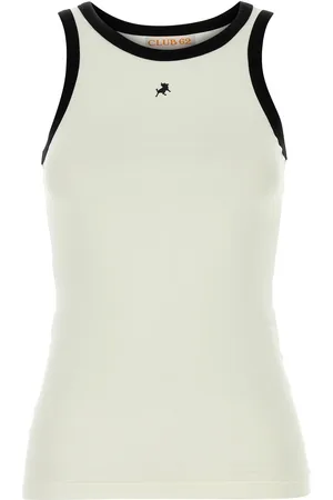 Lois Canotta Ida in cotone stretch bianco DONNA