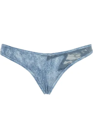 Diesel Perizoma Lace-Thong X Savage X Fenty in nylon stretch stampato DONNA