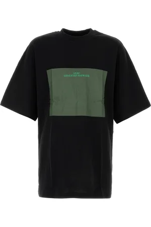 OAMC T-shirt in cotone nero UOMO