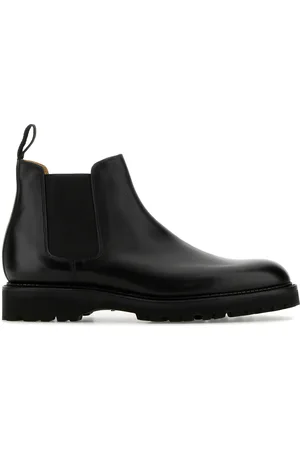 JOHN LOBB Stivaletti Lawry in pelle nera UOMO