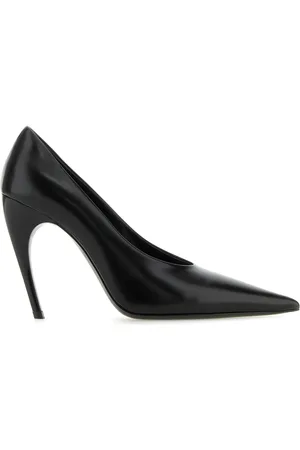 Nensi Dojaka Scarpe con tacco in pelle nera DONNA