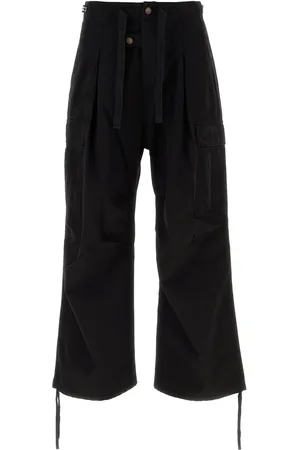 DARKPARK Pantalone cargo Joseph in cotone nero UOMO