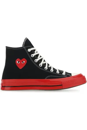 Comme des Garçons Sneakers Comme Des Garçons X Converse in tela nera UNISEX